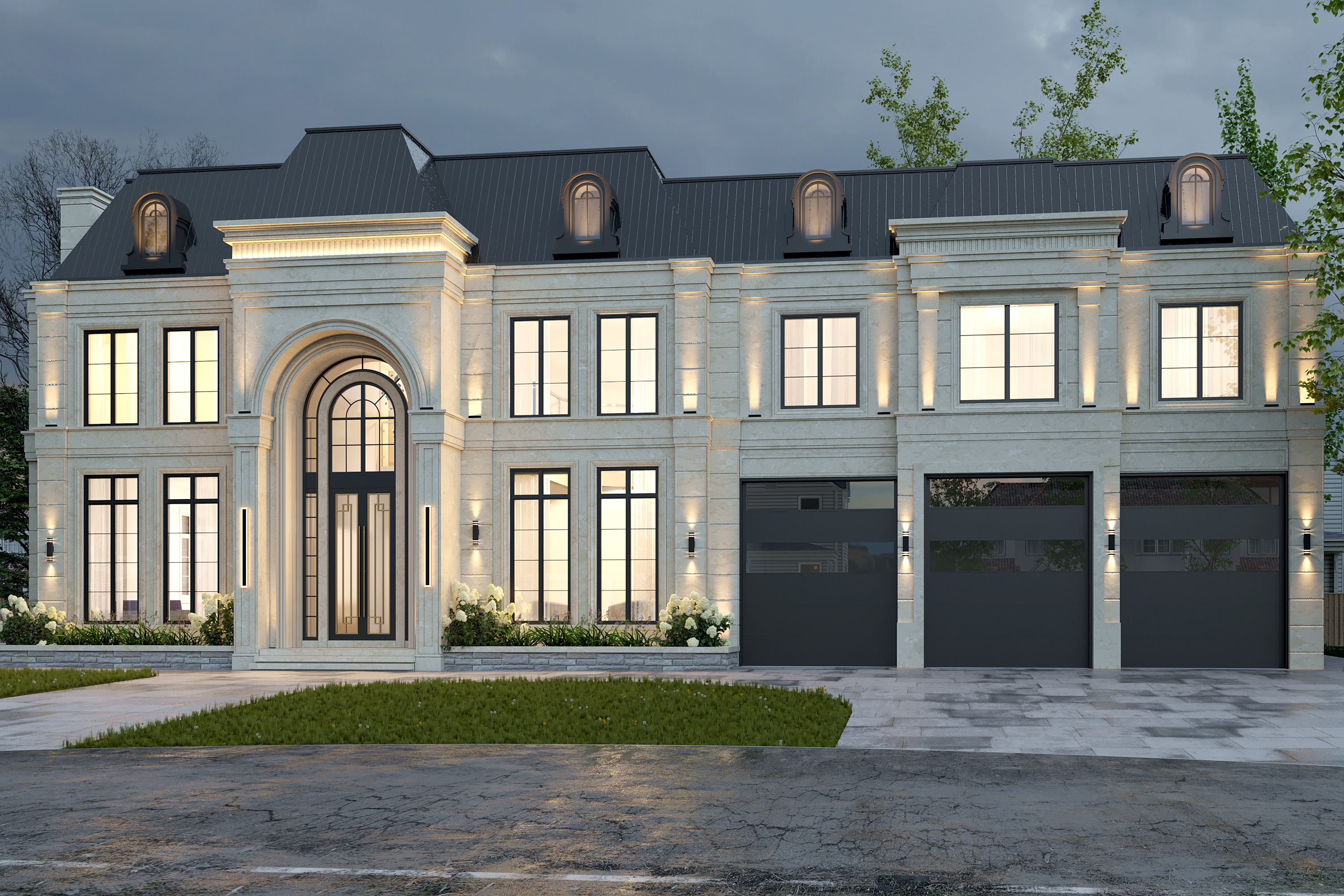 Luxury custom home build — construction mortgage Toronto Luxury custom home build in Toronto GTA