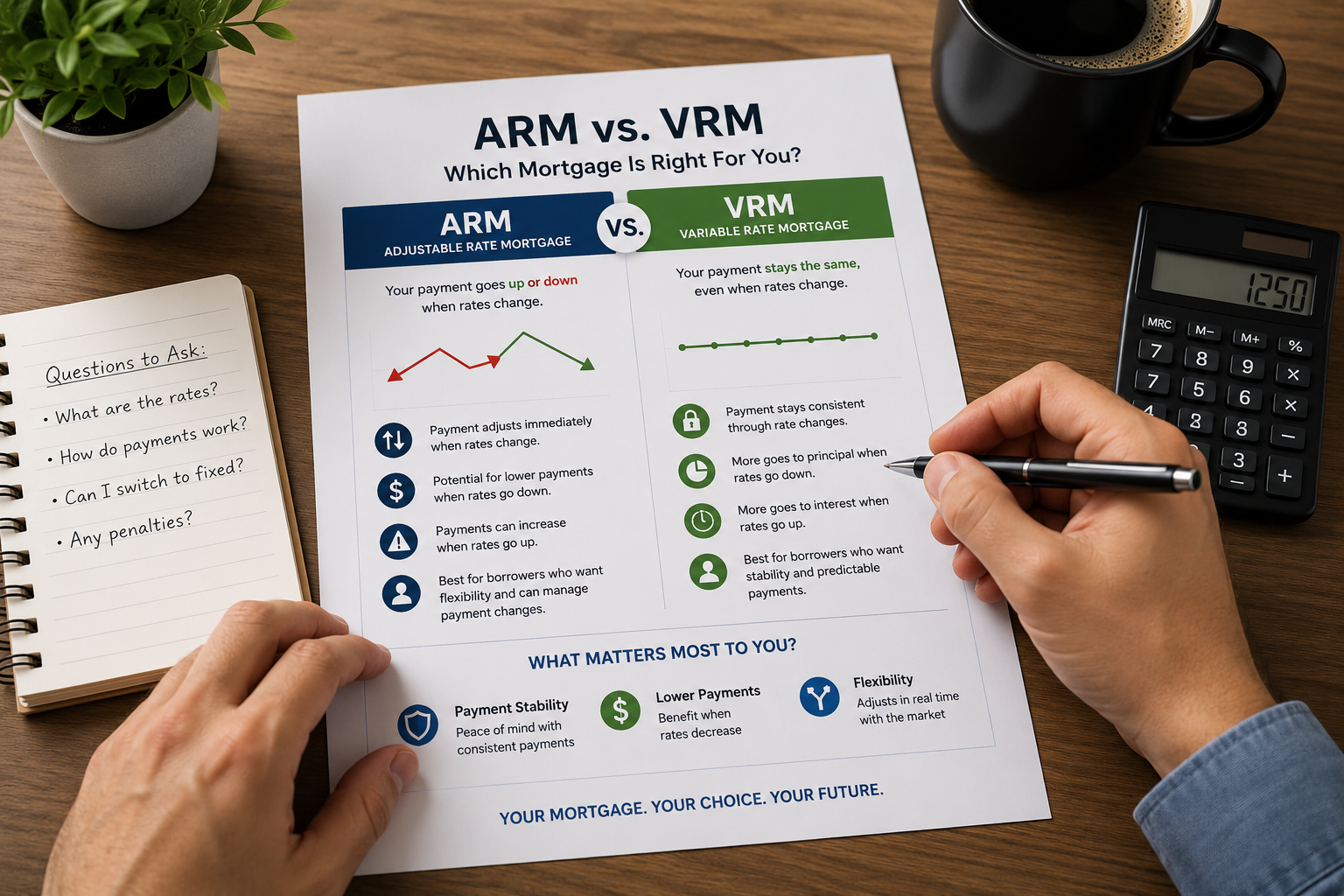 ARM vs. VRM Mortgages in Canada: What's the Difference?